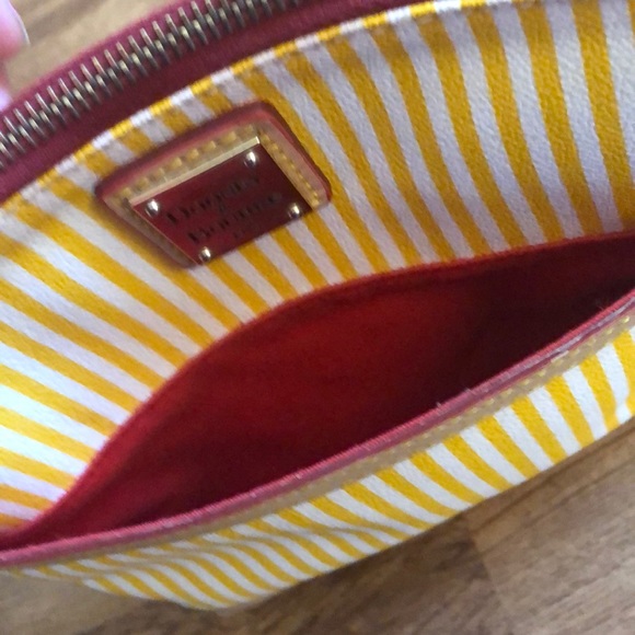 Dooney & Bourke Bags Nwt Dooney Bourke Yellow Striped Crossbody